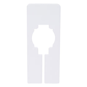 Juvale 5x2 inch divider fits wire racks for versatile closet use.