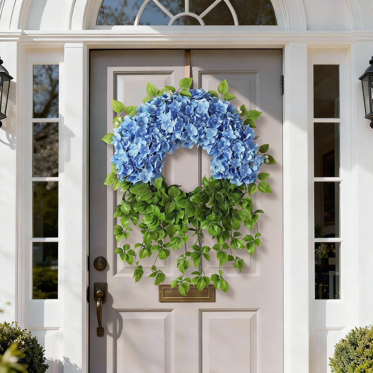 Juxdp hydrangea wreath packaging tip and care guidance