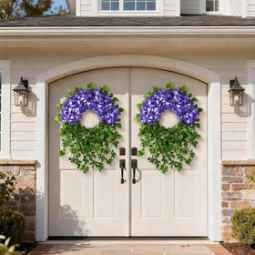Wreath transit unfold: full, lush shape restored on Juxdp wreath