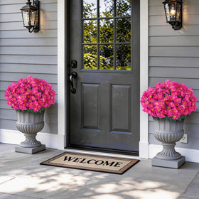 Juxdp camellia topiary ball rose red creates a lush focal point