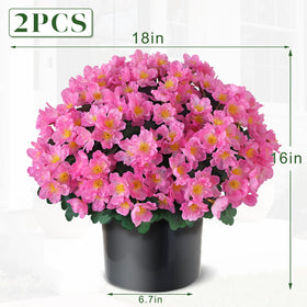 Juxdp camellia topiary ball tree pink two-pack assembled, space-saving display