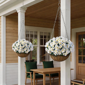 Juxdp camellia-uv-resistant-silk-stem: durable weather-ready blooms for outdoor decor.