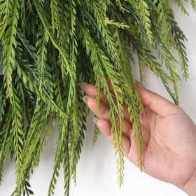 Juxdp lifelike greenery adds seasonal freshness to any wall or door.