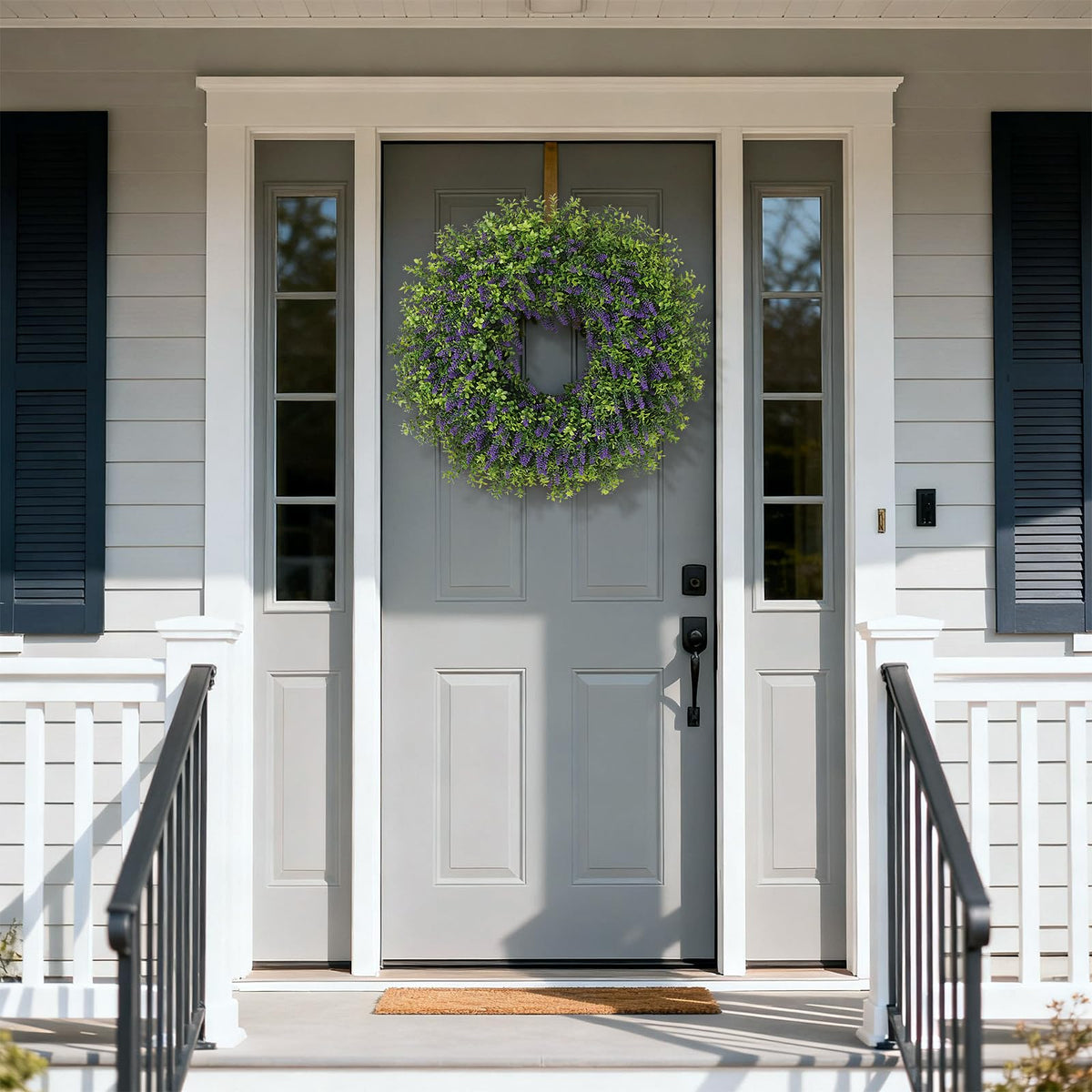 Juxdp large wreath for living room decor