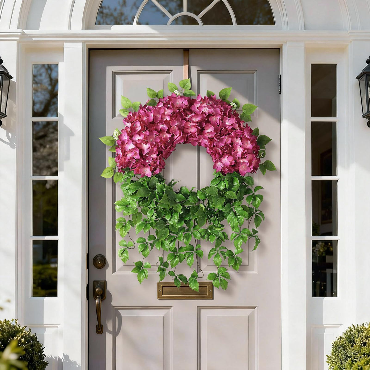 Juxdp versatile wreath for walls mantels windows and more
