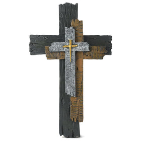 JUXINGDAZYF wall cross with back hook for easy wall mounting.