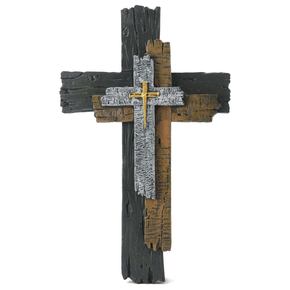 JUXINGDAZYF wall cross with back hook for easy wall mounting.