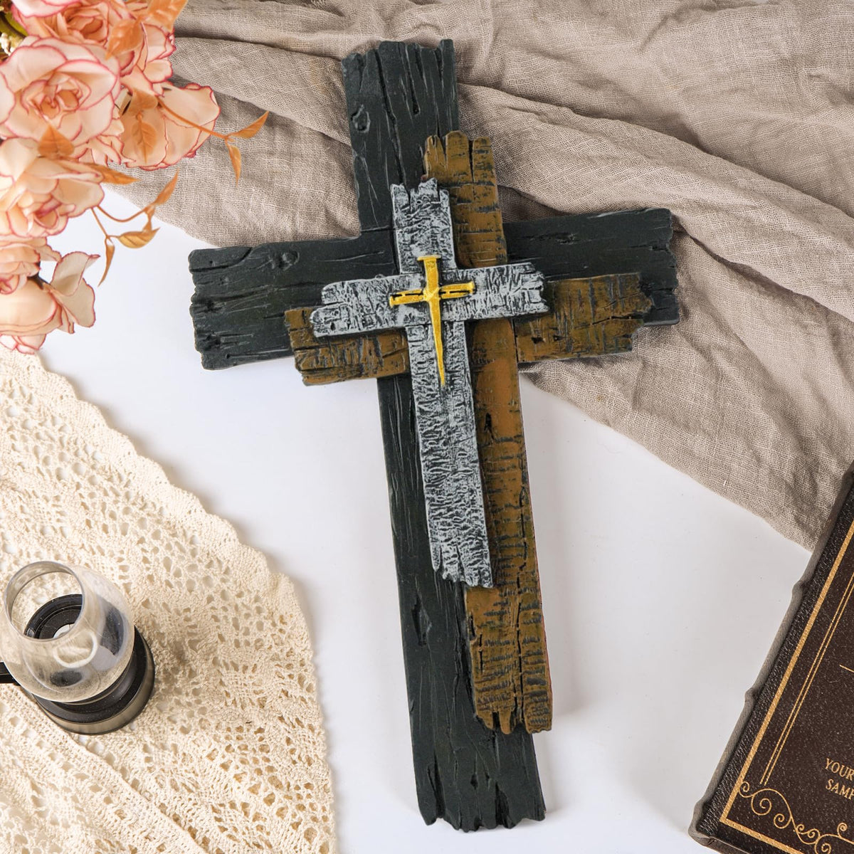 JUXINGDAZYF wall cross gift idea for church and family.