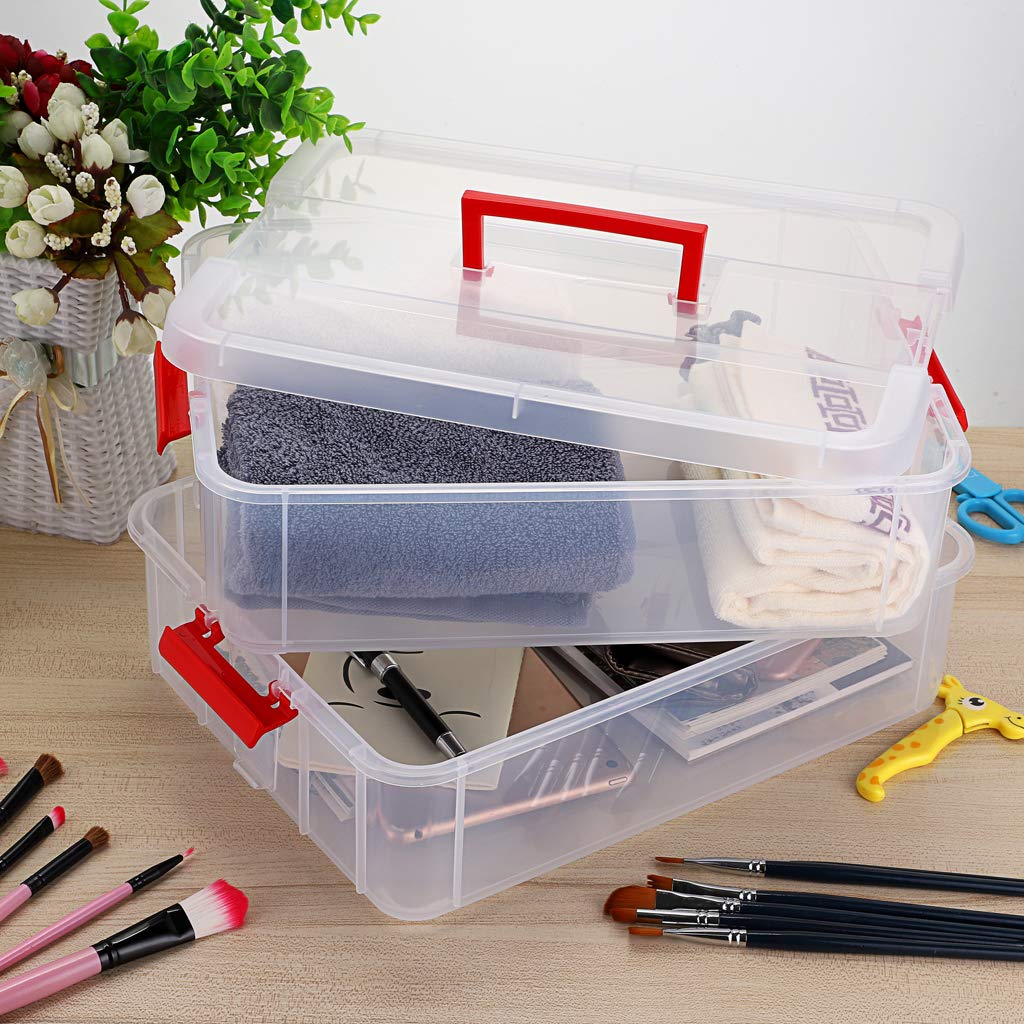 Ideal for organizing beads, jewelry, cosmetics, and sewing supplies.