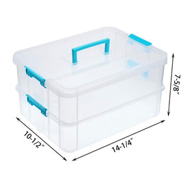 JUXYES detachable buckle latches keep contents secure and flexible use.
