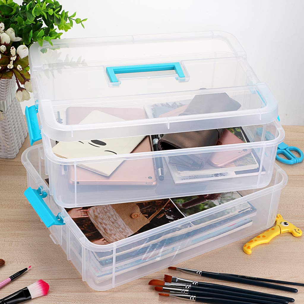 JUXYES lightweight carry box easy to transport for on-the-go projects.