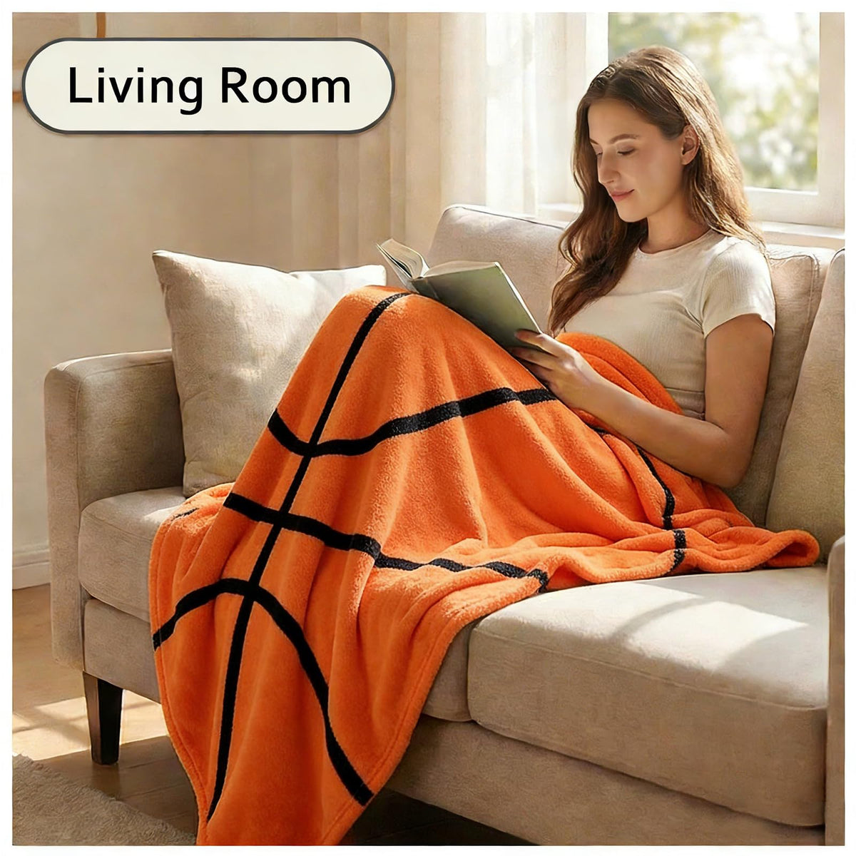 JVAVL versatile blanket can be used as a pillow, cushion, or wall decor