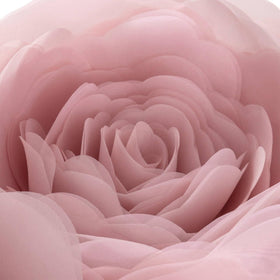 Close-up of the 3D rose design on the JWH pillow cover.