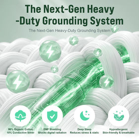 JWQEHUY grounding sheet 360° integrated fabric for consistent grounding contact.