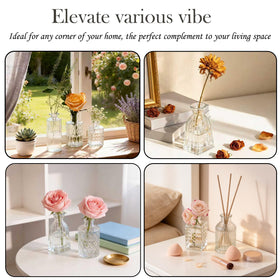 JXINDUJU durable clear vases ideal for dining table displays
