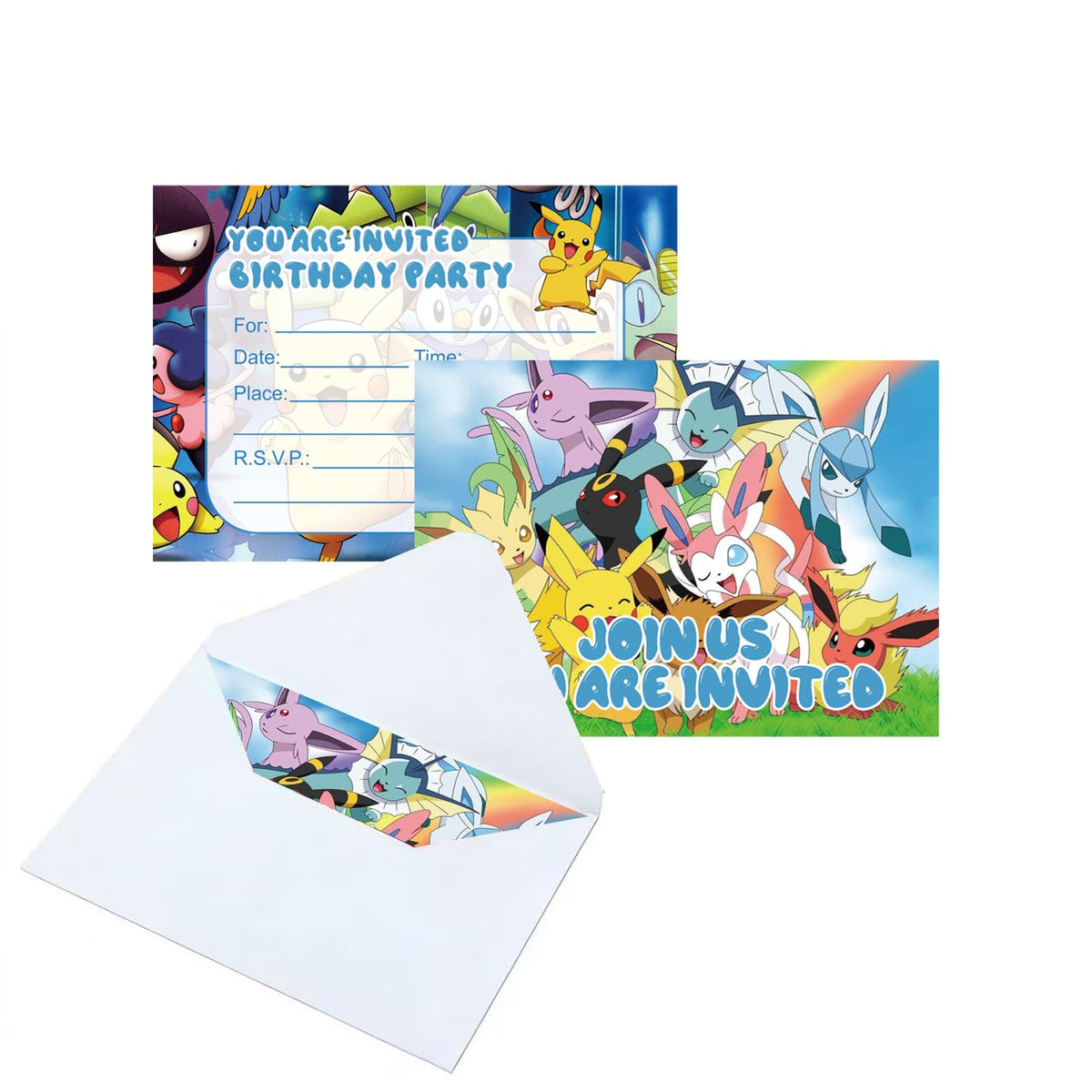JXJMYU Monster High invitations with vibrant artwork on sturdy cards for eye-catching invites.