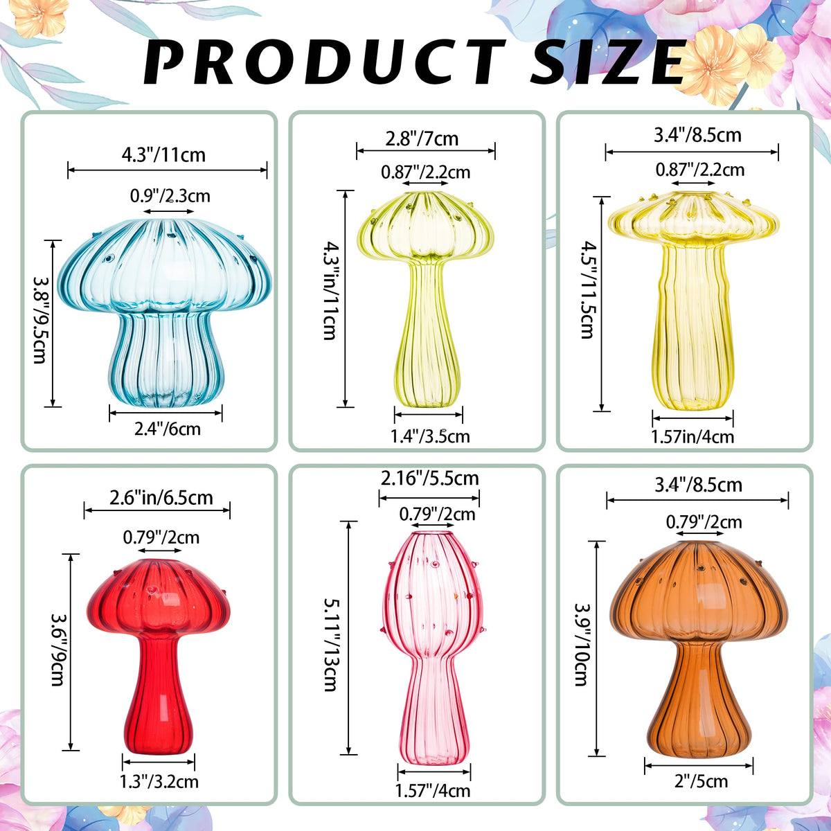 JXWENBYX mushroom vase base stability demonstrated for steady arrangements