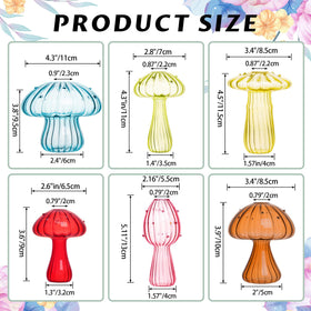 JXWENBYX mushroom vase base stability demonstrated for steady arrangements