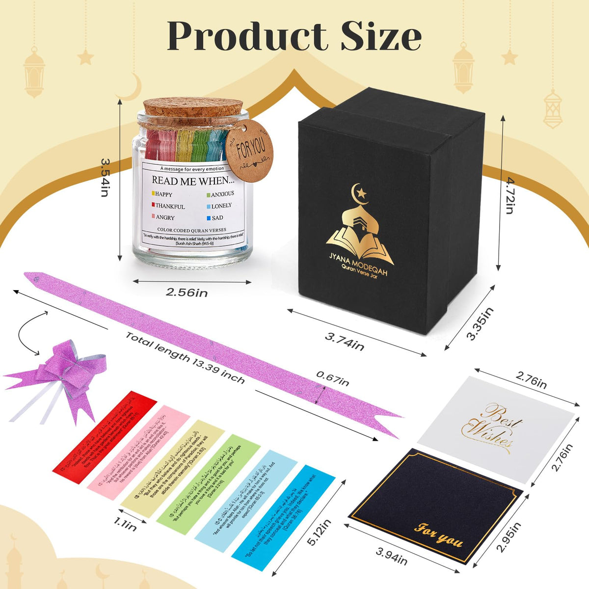 Jyana Modeqah waterproof verse strips for daily reading.