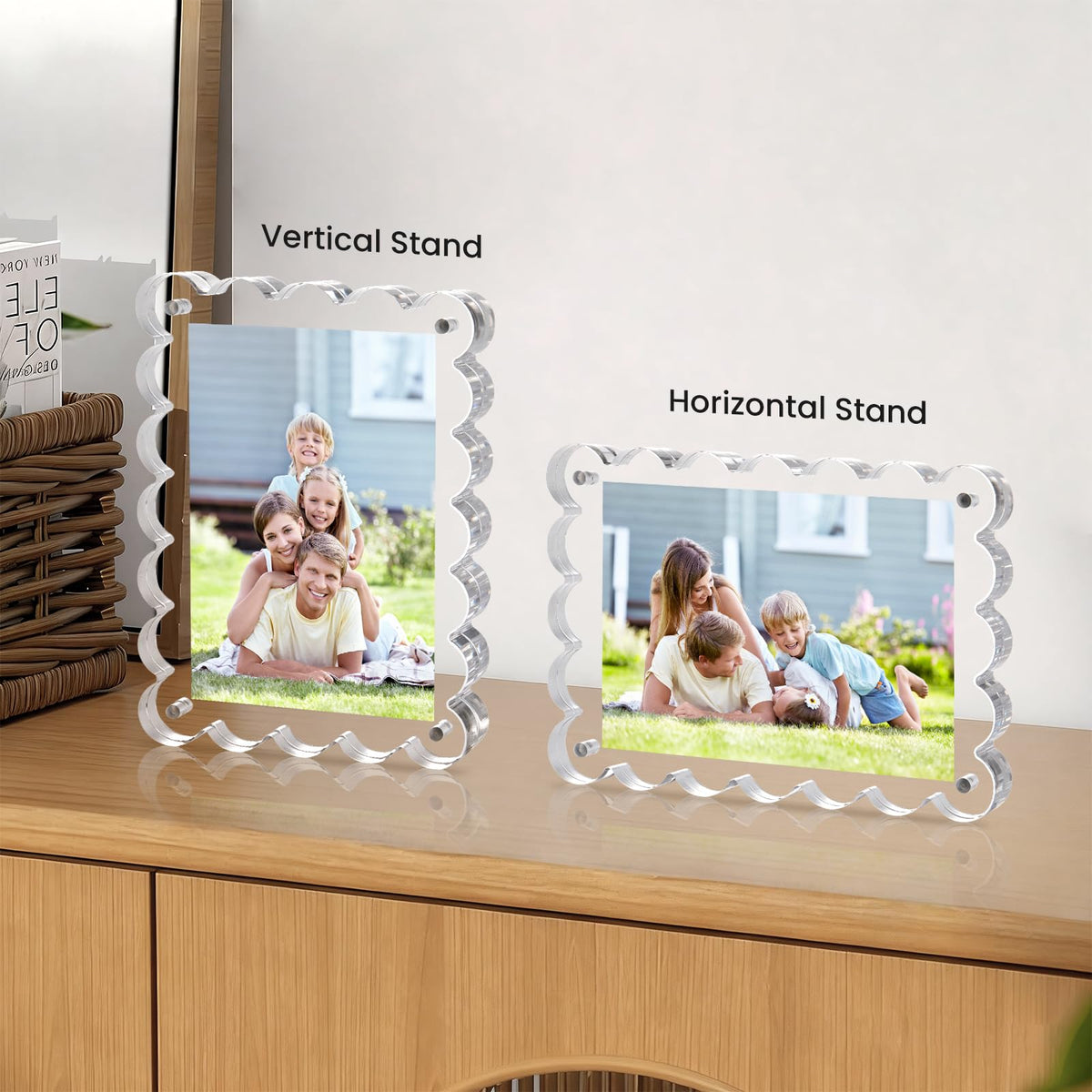 HJYAXQOP clear-block design combines lightweight durability for busy spaces