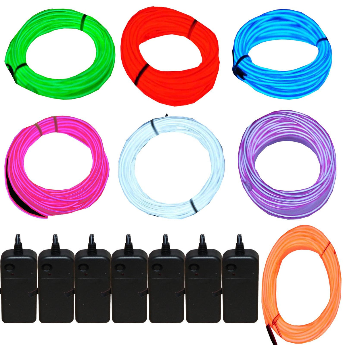 JYtrend neon EL wire in green for vibrant party decor and signage