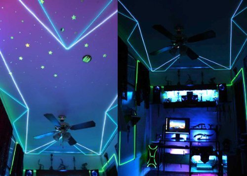 JYtrend neon EL wire in orange brightens Halloween and carnival setups