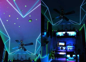 JYtrend neon EL wire in orange brightens Halloween and carnival setups