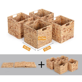 JYXIN four-piece basket set helps organize closets and shelves