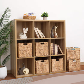 JYXIN water hyacinth basket designed to fit 11x11 cube shelves
