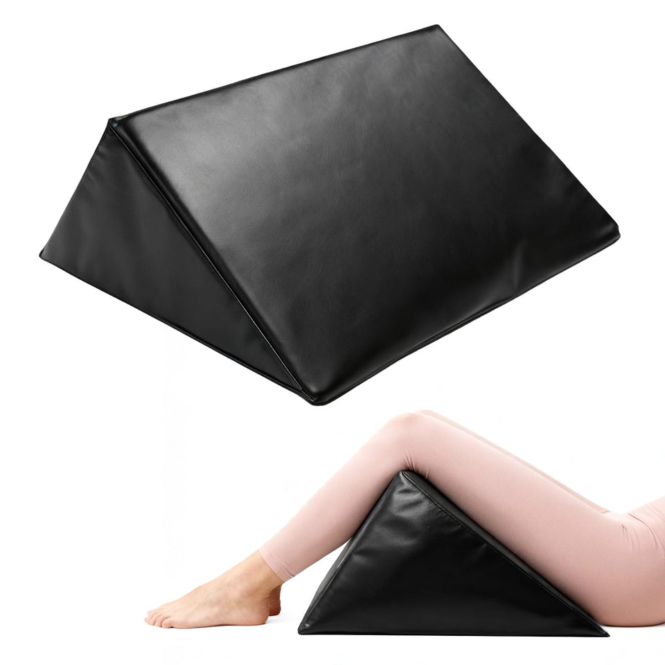 JZHLLA leg-bolster on a massage table offers elevated leg support.
