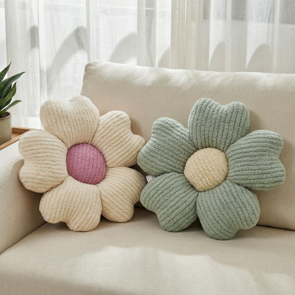 JZNEXD Sage Green Daisy Pillow 2pc pack adds cozy color to any living space