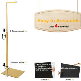 K KAIDIYIN adjustable stand adapts to different bag sizes and styles.
