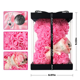 Detailed petals and delicate texture of the rose bear