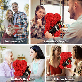 K KYMAKE Rose Bear hidden message feature adds playful surprise.