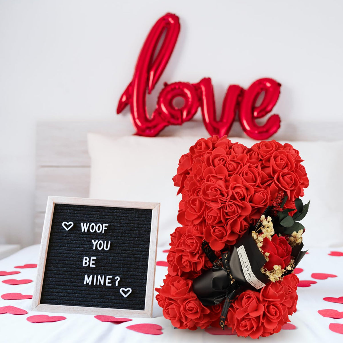 K KYMAKE rose bear as a heartfelt romantic gift