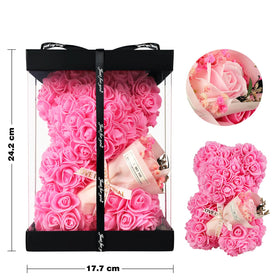K KYMAKE close-up of plush and rose accents, a charming keepsake gift.