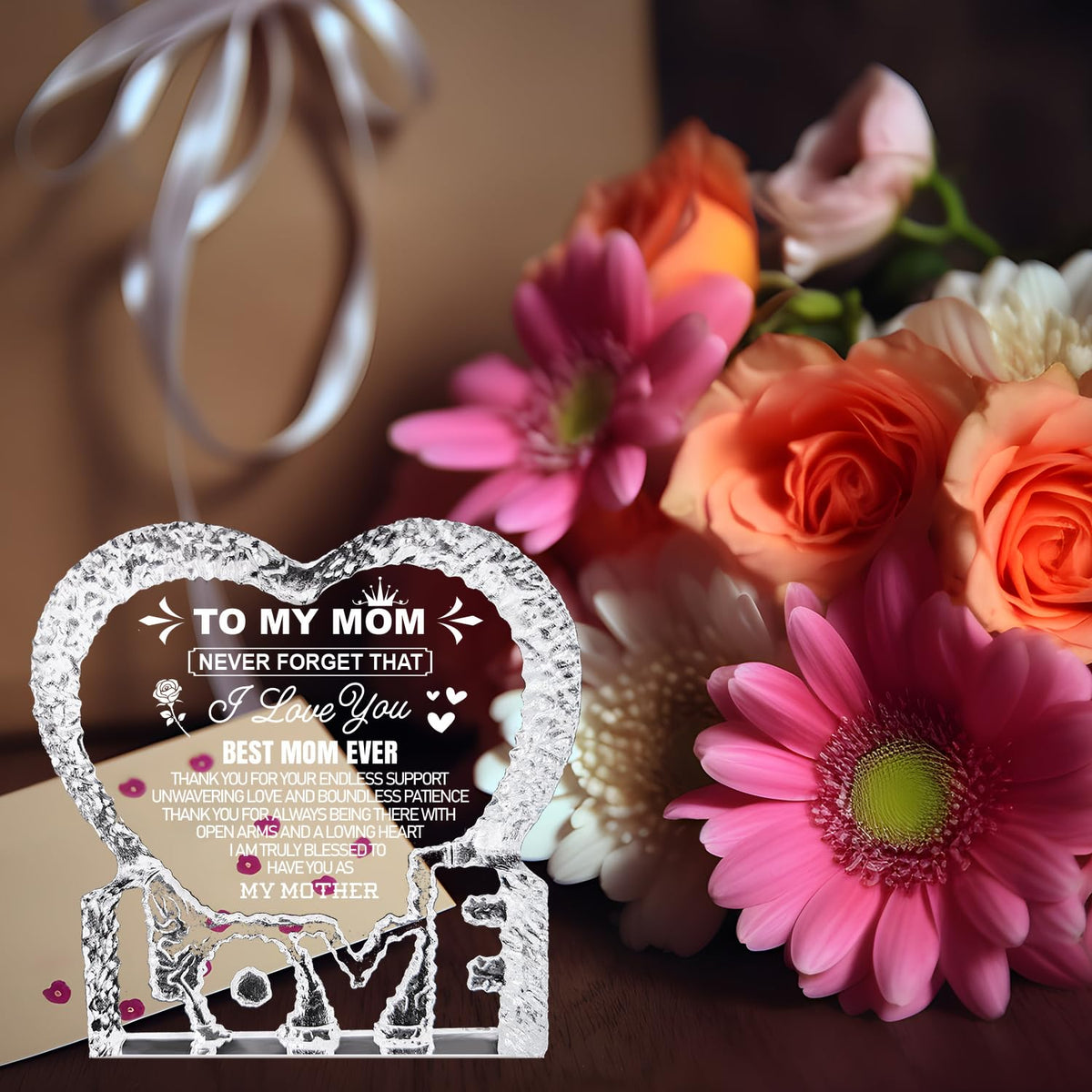 K-MLICE keepsake dimensions 3.9 by 3.9 inches for easy display
