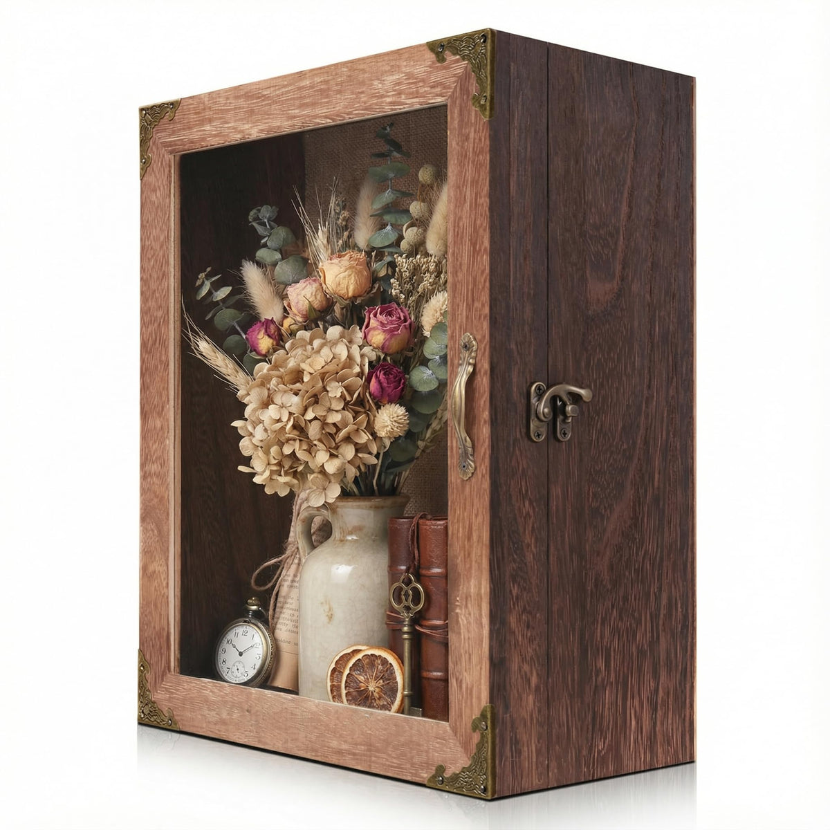 KAASTHAA Shadow Box 11x13 front view for easy display of keepsakes.