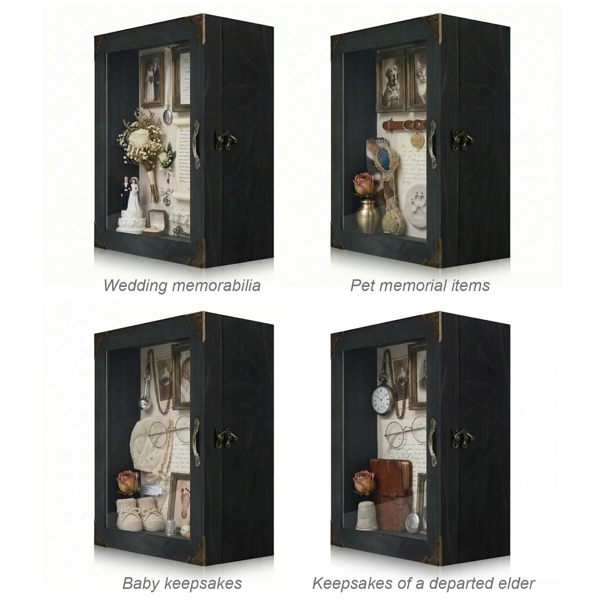 KAASTHAA Shadow Box Frame depth 5in side profile for bulky items