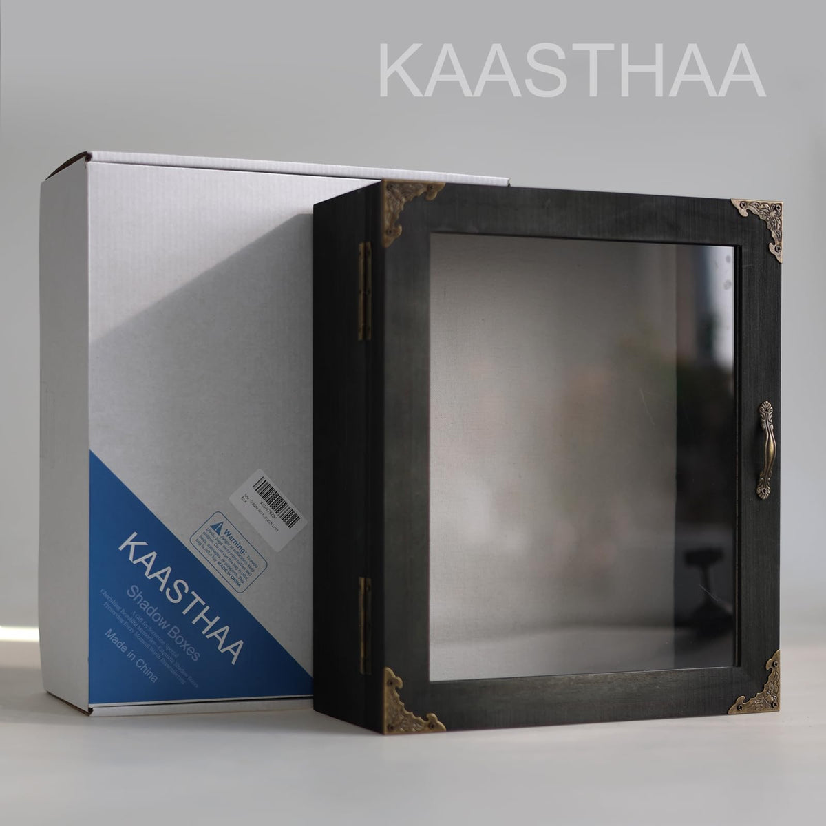 KAASTHAA Shadow Box Frame tabletop display ready