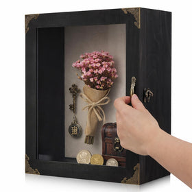 KAASTHAA Shadow Box Frame wall mount options for flexible setup