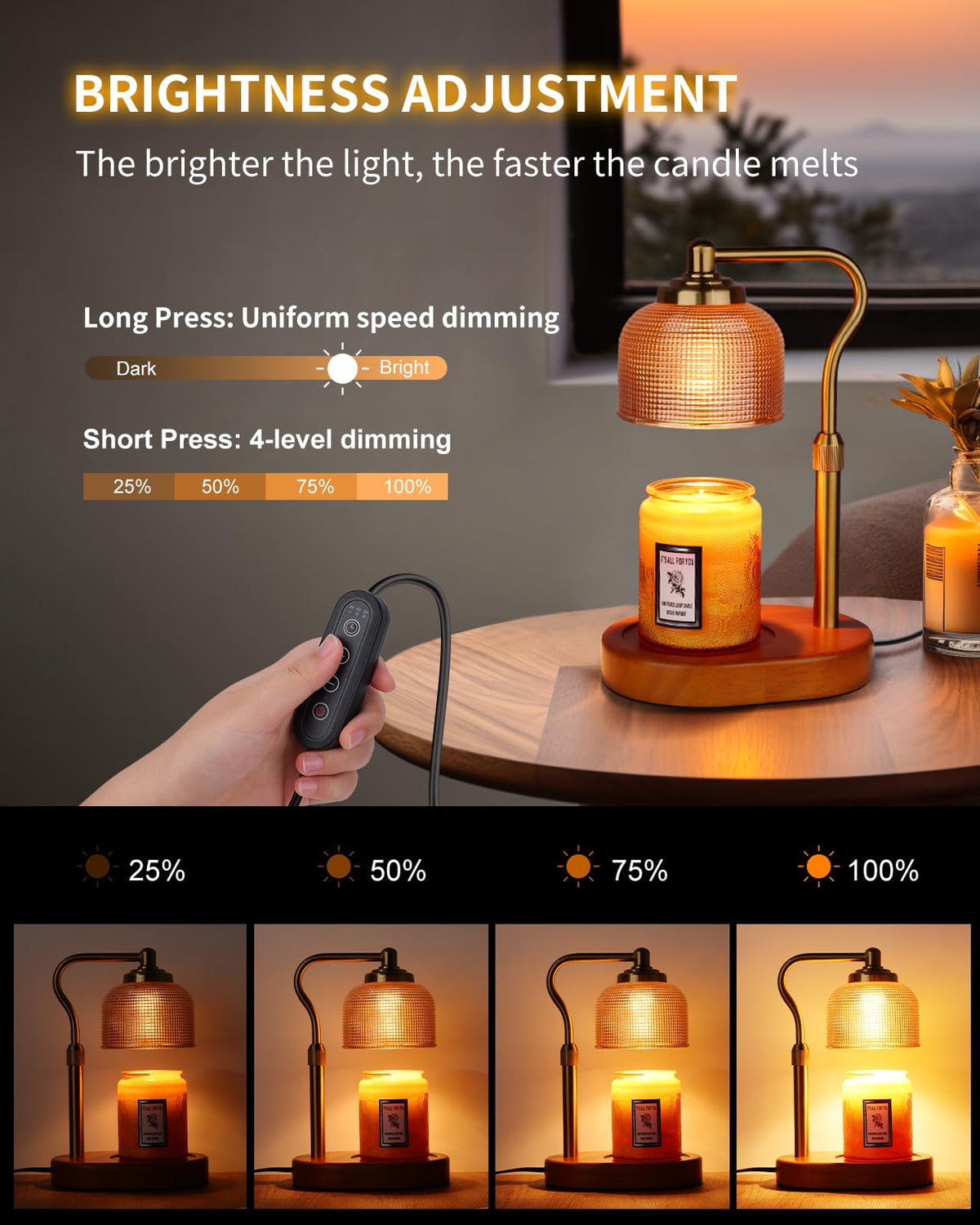 Kadrama candle warmer lamp package displays 3 bulbs and user manual.