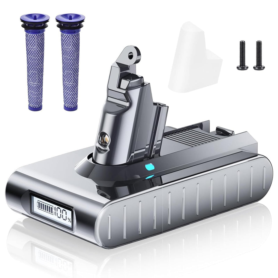 Kaejil 8000mAh V6 battery with LCD display for easy power monitoring