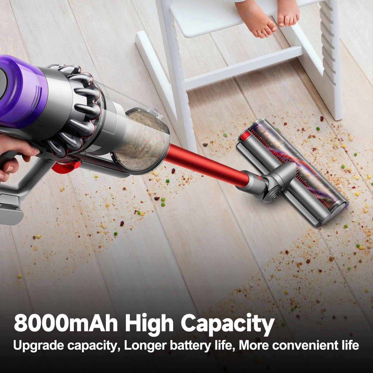 Kaejil battery in-use shows fade-free power for reliable cleaning