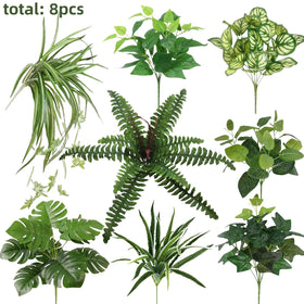 KAFDY faux shrubs enhance window box displays with natural texture.