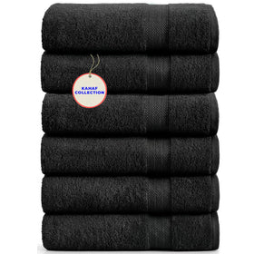 KAHAF COLLECTION bath towels 24x48 front view shows oversized softness for spa-like luxury.