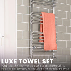 KAHAF COLLECTION folded towels for easy storage and organization.