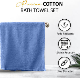 KAHAF COLLECTION pool towel in blue, soft comfort after swim.