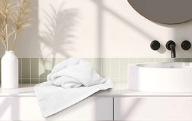 KAHAF COLLECTION soft absorbent cotton closeup highlights plush feel and durability.