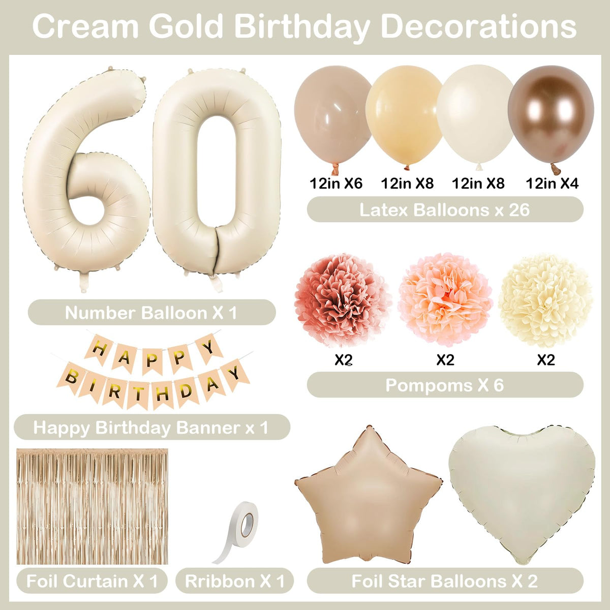 KAINSY blush paper pom poms create a warm, feminine glow.